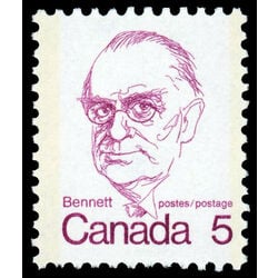 canada stamp 590 richard b bennett 5 1973