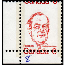 canada stamp 591 lester b pearson 6 1973 M NH 006
