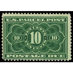 us stamp j postage due jq4 parcel post 10 1913 M NH 001