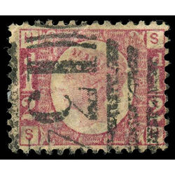 great britain stamp 58 queen victoria p 1870 U F 016