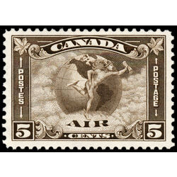 canada stamp c air mail c2 mercury with scroll in hand 5 1930 M VFNH 005