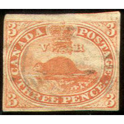 canada stamp 4ii beaver 3d 1852