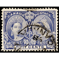 canada stamp 60 queen victoria diamond jubilee 50 1897 U VF 071