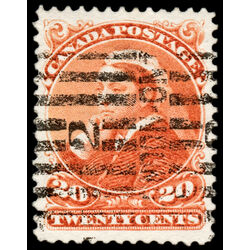canada stamp 46 queen victoria 20 1893 U XF 054