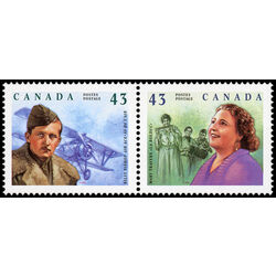 canada stamps great canadians 1994 fluorescence trio 1526a ii iii