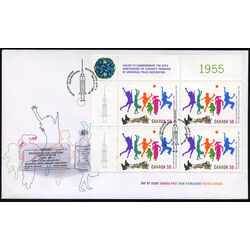 canada stamp 2120 children playing discarded leg braces 50 2005 FDC UL