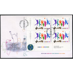 canada stamp 2120 children playing discarded leg braces 50 2005 FDC LL