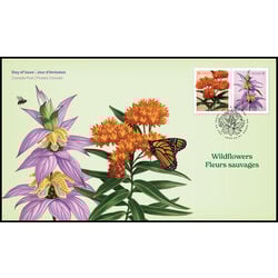 canada stamp 3416 7 fdc wildflowers 1 84 2024