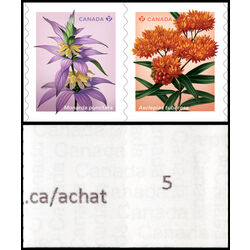 canada stamp 3415ai wildflowers 1 84 2024 M VFNH %235