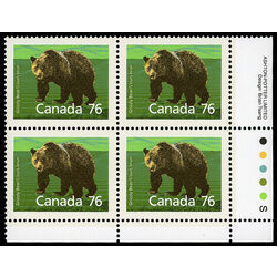 canada stamp 1178i grizzly bear 76 1989 PB LR