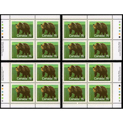 canada stamp 1178 grizzly bear 76 1989 PB SET