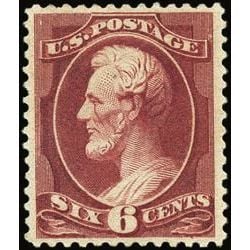us stamp postage issues 208a lincoln 6 1881