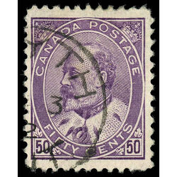 canada stamp 95 edward vii 50 1908 U VF 047