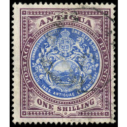antigua stamp 37 seal of the colony 1908