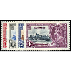 barbados stamp 186 9 silver jubilee king george v 1935