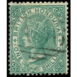 british honduras stamp 3 queen victoria 1866 U 001