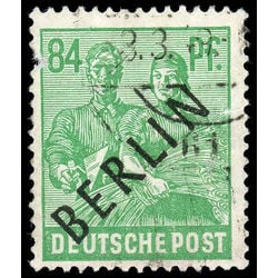 germany stamp 9n16 reaping wheat 1948