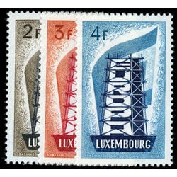 luxembourg stamp 318 20 rebuilding europe 1956