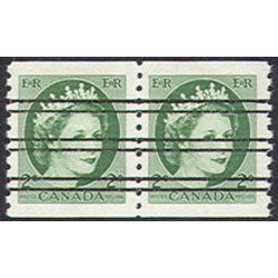 canada stamp 345xxpa queen elizabeth ii 1954