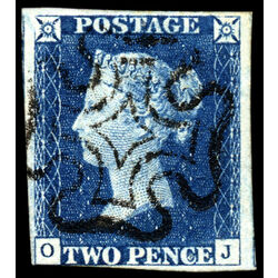 great britain stamp 2 queen victoria two penny blue 2p 1840