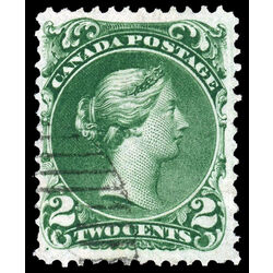 canada stamp 24 queen victoria 2 1868 U VF 040