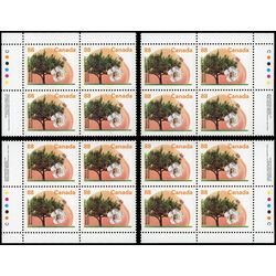 canada stamp 1373ii westcot apricot 88 1995 PB SET