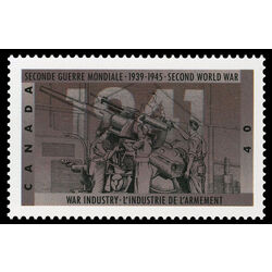 canada stamp 1346 war industry 40 1991