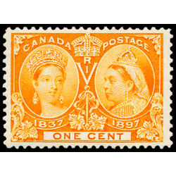 canada stamp 51 queen victoria diamond jubilee 1 1897 M VFNH 030