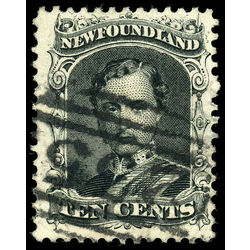 newfoundland stamp 27 prince albert 10 1870 U F VF 022