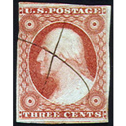 us stamp postage issues 11a washington 3 1851