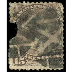 canada stamp 29a queen victoria 15 1874 U 012