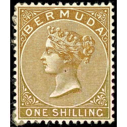 bermuda stamp 25 queen victoria 1893