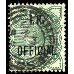 great britain stamp o2 inland revenue queen victoria 1882