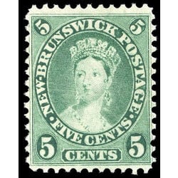 new brunswick stamp 8 queen victoria 5 1860