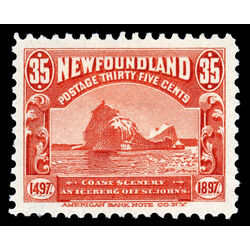 newfoundland stamp 73 iceberg 35 1897