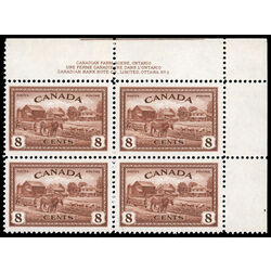 canada stamp 268 eastern farm scene 8 1946 PB UR %232