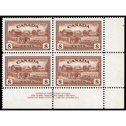 canada stamp 268 eastern farm scene 8 1946 PB LR %232 014