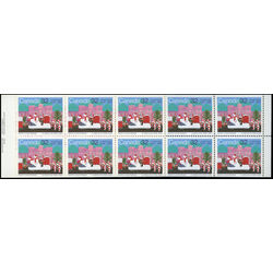 canada stamp bk booklets bk90 christmas santa claus parade 1985