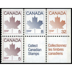 canada stamp bk booklets bk84 maple leaf 1983