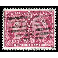 canada stamp 61 queen victoria diamond jubilee 1 1897 U VF 087