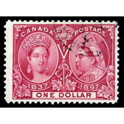 canada stamp 61 queen victoria diamond jubilee 1 1897 U F VF 088