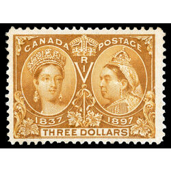 canada stamp 63 queen victoria diamond jubilee 3 1897 M F VF 056