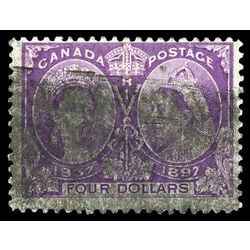 canada stamp 64 queen victoria diamond jubilee 4 1897 U F 062