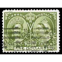 canada stamp 65 queen victoria diamond jubilee 5 1897 U F VF 062