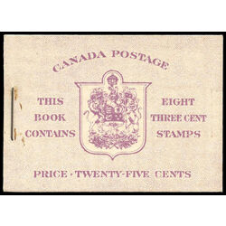 canada stamp bk booklets bk35c king george vi in airforce uniform 1943
