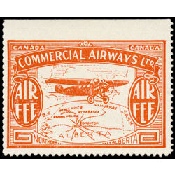 canada stamp cl air mail semi official cl50d commercial airways ltd 10 1930