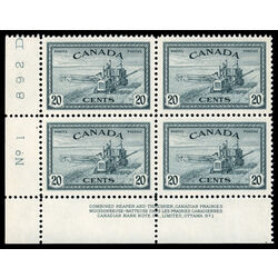 canada stamp 271 combine harvesting 20 1946 PB LL %231 016