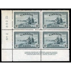 canada stamp 271 combine harvesting 20 1946 PB LL %232 019