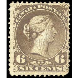 canada stamp 27vi queen victoria 6 1868