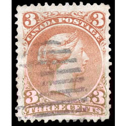 canada stamp 25viii queen victoria 3 1868